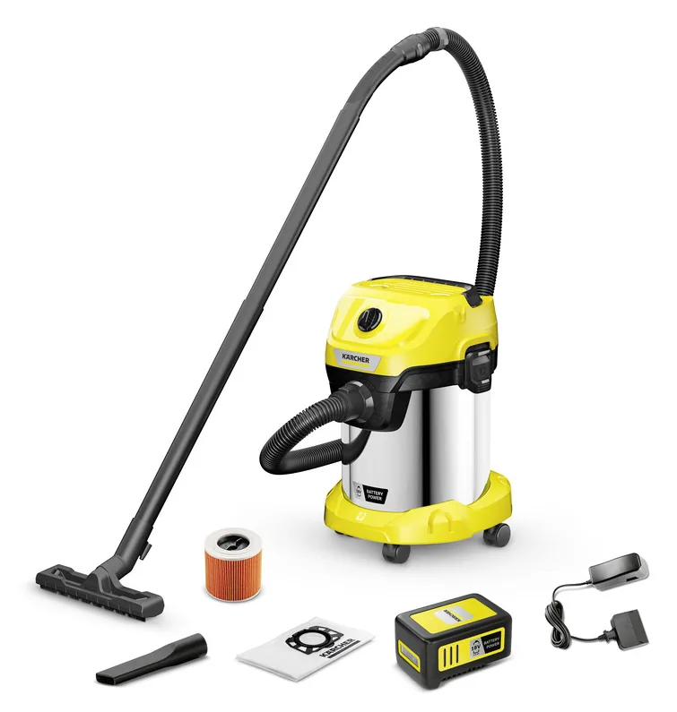 Aspirateur eau et poussières Kärcher WD 3-18 S Battery Set V-17/20