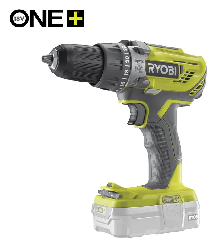 Perceuse-visseuse à percussion sans fil Ryobi ONE+ R18PD3-0 (machine nue)